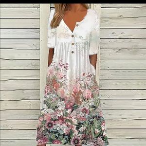 Casual Dress Aline midi